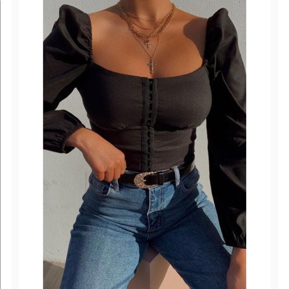 Black Milk Maid style top - Picture 6 of 9